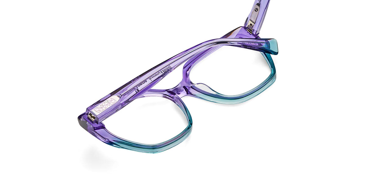 Etnia Barcelona® CRUSH 5 CRUSH 55O PUTQ - PUTQ Purple/Turquoise Eyeglasses