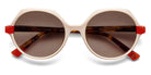 Etnia Barcelona® FONTANA 5 FONTAN 54S WHOG - WHOG White/Orange Sunglasses