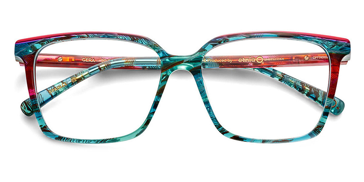 Etnia Barcelona® GERA 5 GERA 55O TQFU - TQFU Turquoise/Pink Eyeglasses