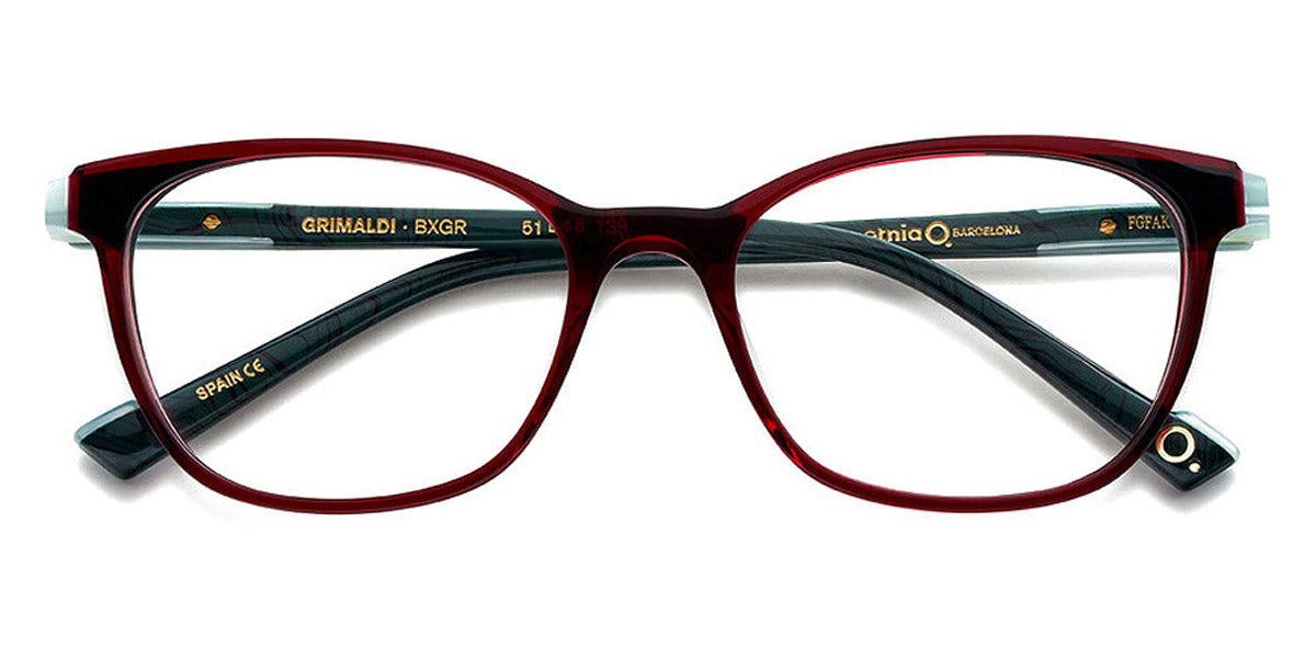 Etnia Barcelona® GRIMALDI 5 GRIMAL 51O BXGR - BXGR Maroon/Green Eyeglasses