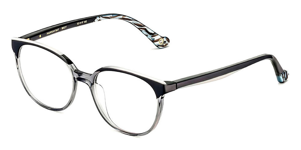 Etnia Barcelona® HANNAH BAY 5 HANNAH 52O BKGY - BKGY Black/Gray Eyeglasses