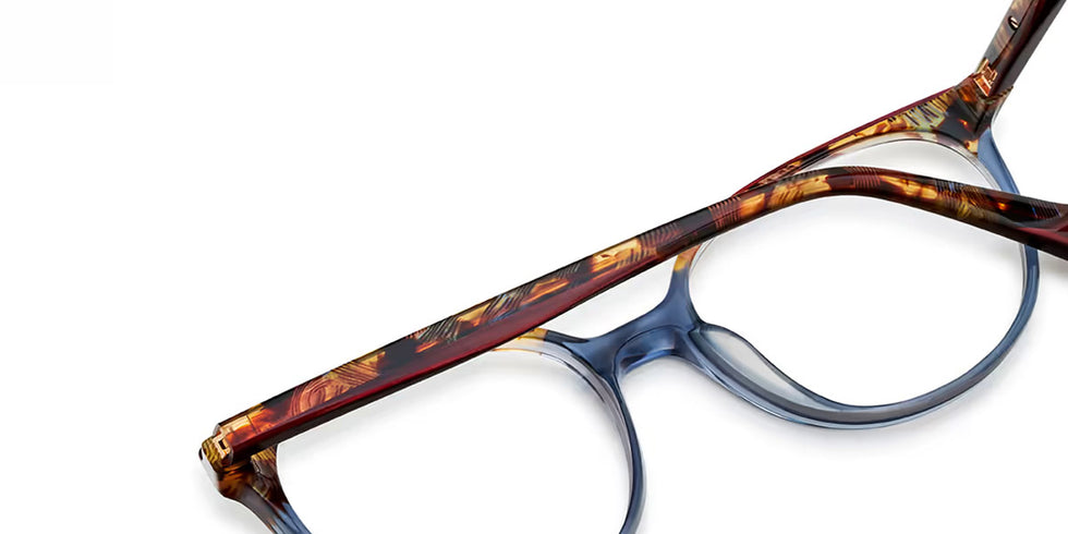 Etnia Barcelona® HANNAH BAY 5 HANNAH 52O BLBX - BLBX Blue/Bordeaux Eyeglasses