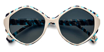 Etnia Barcelona® ITATI 5 ITATI 55S WHTQ - WHTQ White/Turquoise Sunglasses