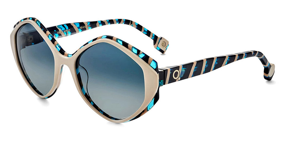 Etnia Barcelona® ITATI 5 ITATI 55S WHTQ - WHTQ White/Turquoise Sunglasses