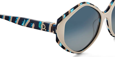 Etnia Barcelona® ITATI 5 ITATI 55S WHTQ - WHTQ White/Turquoise Sunglasses