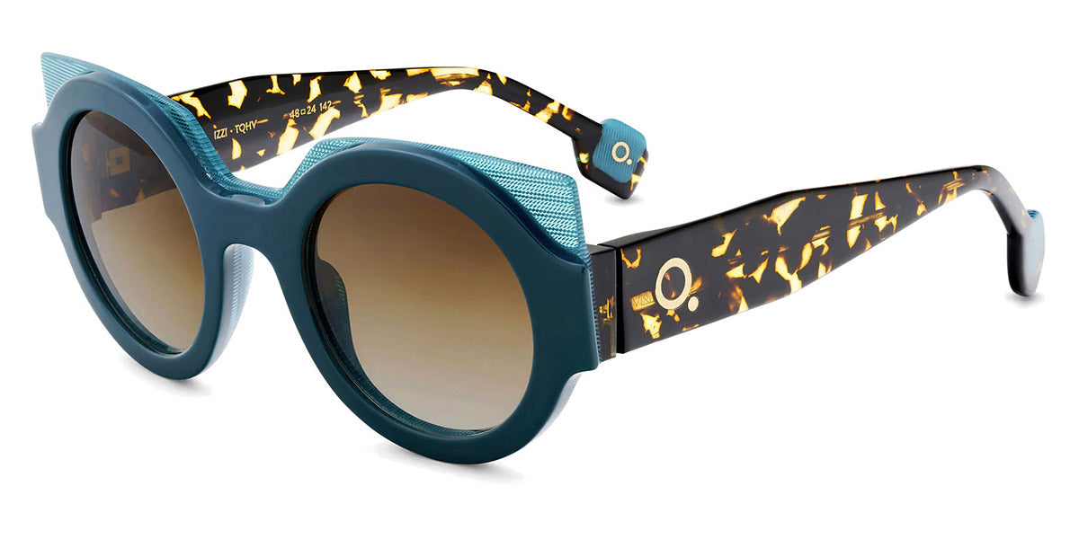 Etnia Barcelona® IZZI 5 IZZI 48S TQHV - TQHV Blue/Havana Sunglasses