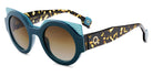 Etnia Barcelona® IZZI 5 IZZI 48S TQHV - TQHV Blue/Havana Sunglasses