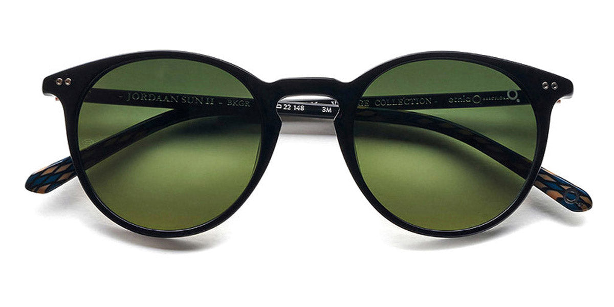 Etnia Barcelona® JORDAAN SUN II SUN 5 JORDA2 50S BKGR - BKGR Black/Green Sunglasses