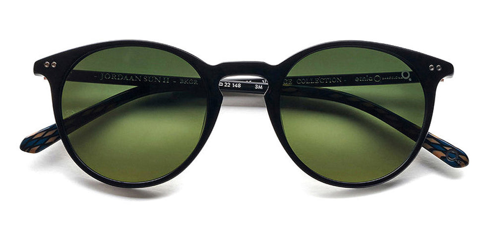 Etnia Barcelona® JORDAAN SUN II SUN 5 JORDA2 50S BKGR - BKGR Black/Green Sunglasses