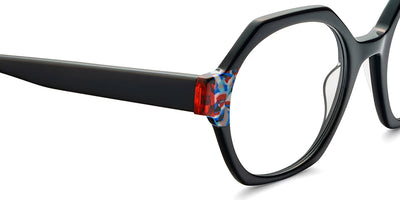 Etnia Barcelona® JUNO 5 JUNO 50O BKRD - BKRD Black/Red Eyeglasses