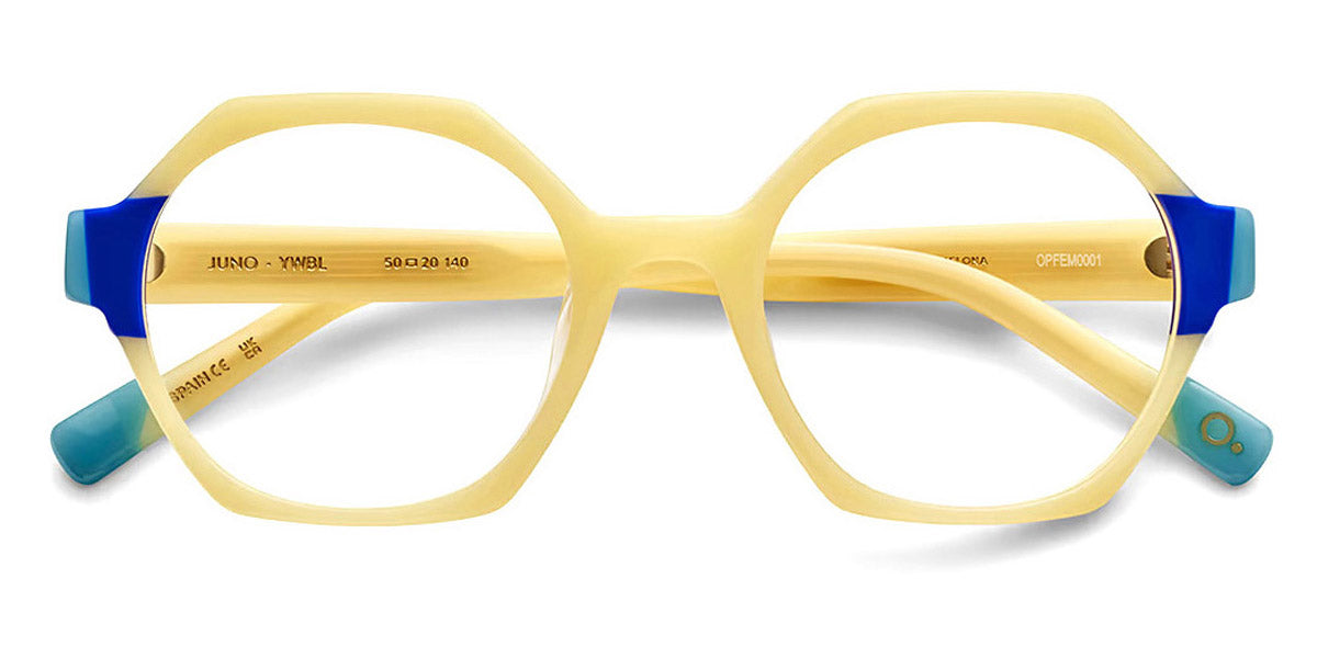 Etnia Barcelona® JUNO 5 JUNO 50O YWBL - YWBL Yellow/Blue Eyeglasses