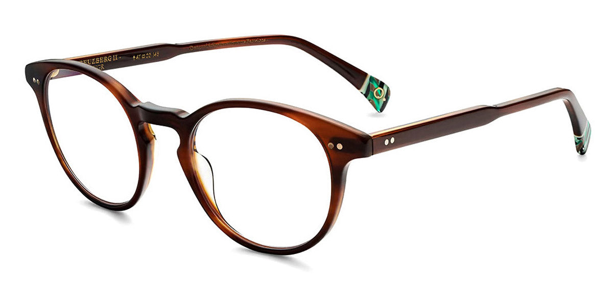 Etnia Barcelona® KREUZBERG III 5 KREUZ3 47O HVGR 49 - HVGR Havana/Green Eyeglasses