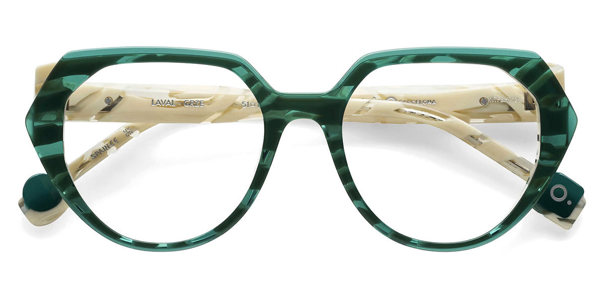 Etnia Barcelona® LAVAL 5 LAVAL 51O GRZE - GRZE Green/Zebra Eyeglasses