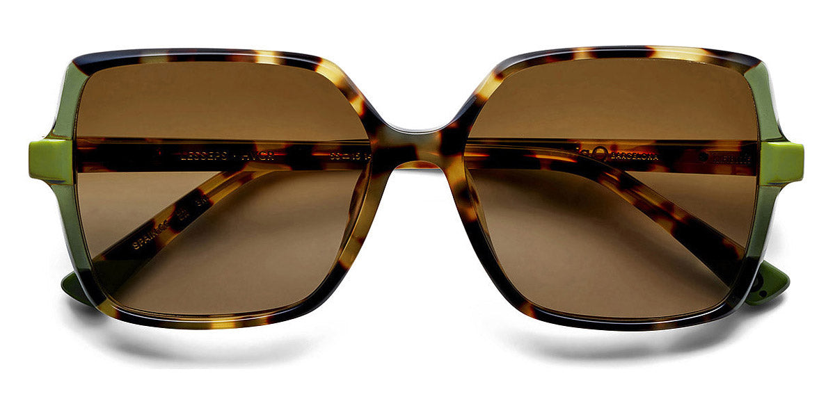 Etnia Barcelona® LESSEPS 5 LESSEP 55S HVGR - HVGR Havana/Green Sunglasses