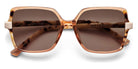 Etnia Barcelona® LESSEPS 5 LESSEP 55S OGBE - OGBE Orange/Brown Sunglasses