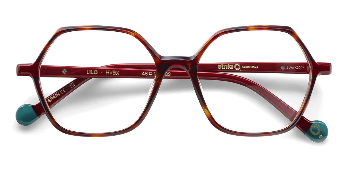 Etnia Barcelona® LILO 5 LILO 48O HVBX - HVBX Havana/Red Eyeglasses
