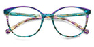 Etnia Barcelona® LISSE 5 LISSE 54O TQPU - TQPU Turquoise/Purple Eyeglasses