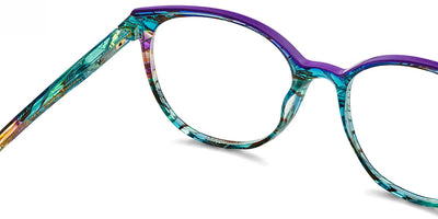 Etnia Barcelona® LISSE 5 LISSE 54O TQPU - TQPU Turquoise/Purple Eyeglasses