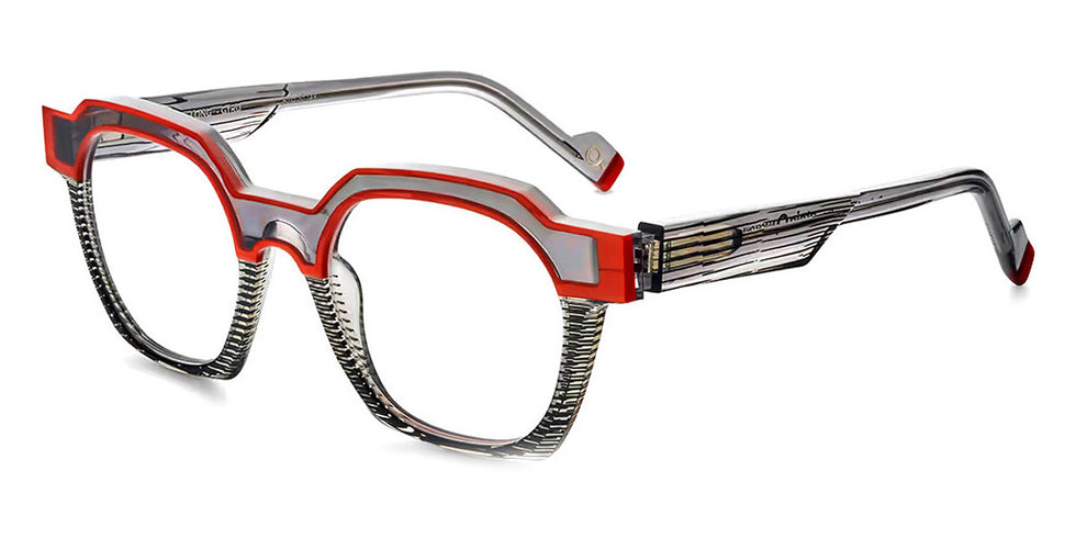 Etnia Barcelona® LONG 5 LONG 50O GYRD - GYRD Gray/Red Eyeglasses