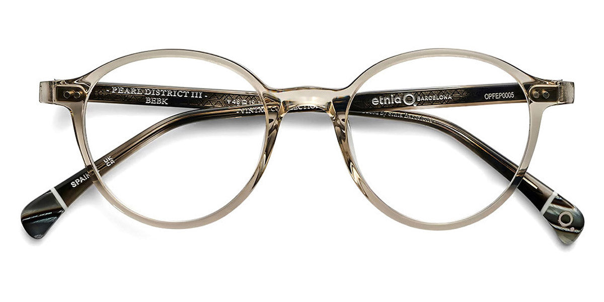 Etnia Barcelona® PEARL DISTRICT III 5 PEARL3 48O BEBK 50 - BEBK Beige/Black Eyeglasses