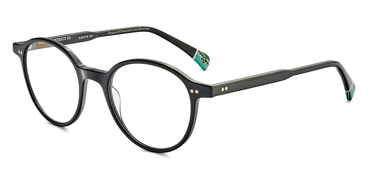 Etnia Barcelona® PEARL DISTRICT III 5 PEARL3 48O BKGR 50 - BKGR Black/Green Eyeglasses