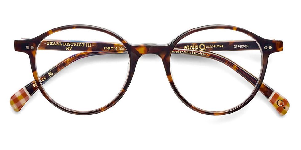 Etnia Barcelona® PEARL DISTRICT III 5 PEARL3 50O HV 50 - HV Havana Eyeglasses