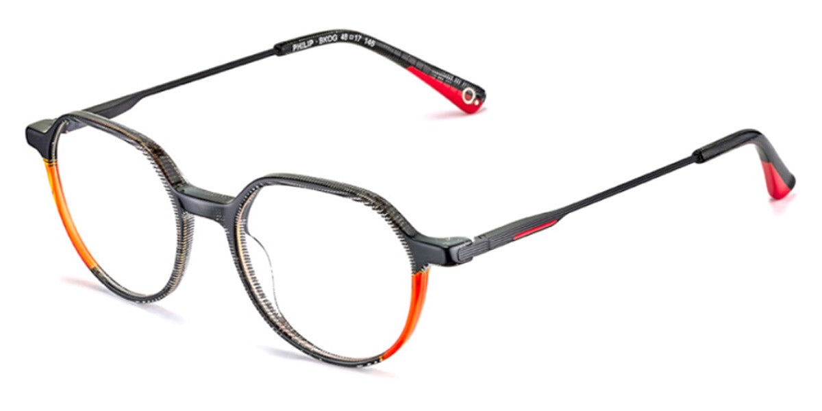 Etnia Barcelona® PHILIP 5 PHILIP 48O BKOG - BKOG Black/Orange Eyeglasses