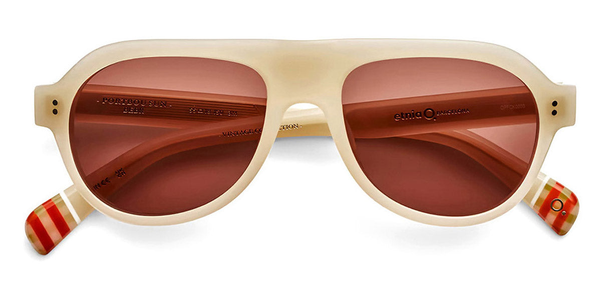 Etnia Barcelona® PORTBOU SUN 5 PORTBO 55S BEBR - BEBR Beige/Brown Sunglasses