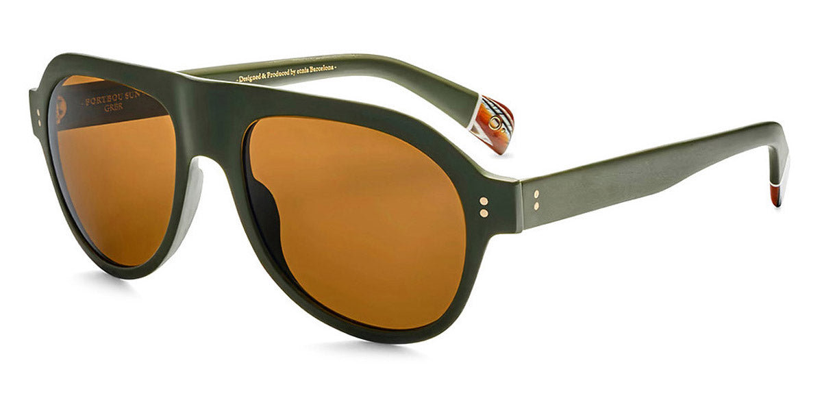 Etnia Barcelona® PORTBOU SUN 5 PORTBO 55S GRBR - GRBR Green/Brown Sunglasses
