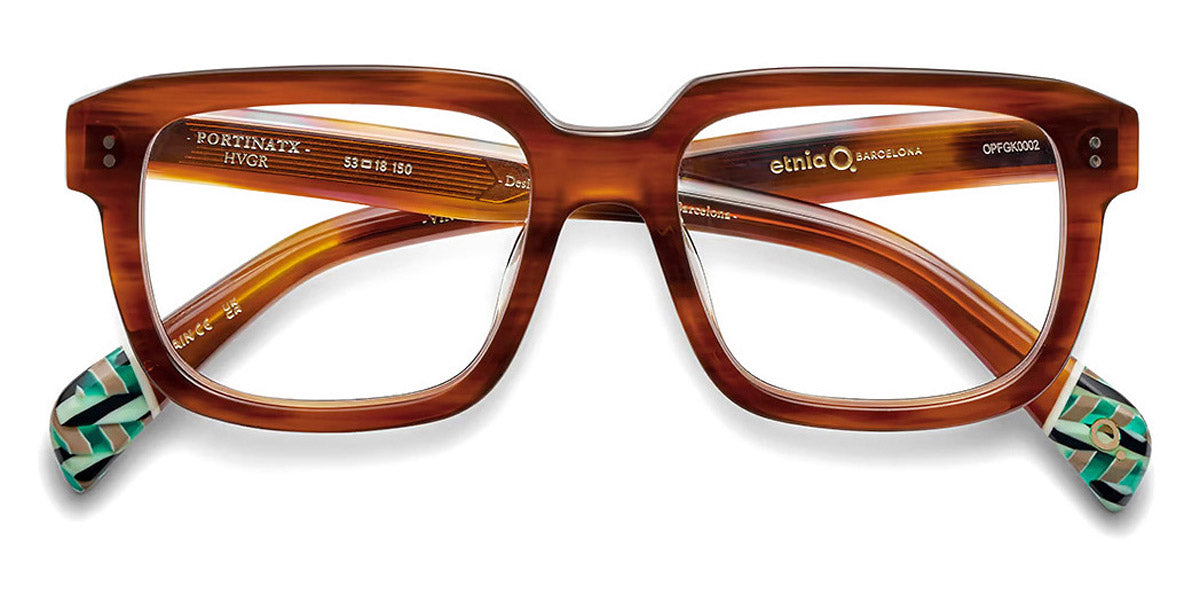 Etnia Barcelona® PORTINATX 5 PORTIN 53O HVGR - HVGR Havana/Green Eyeglasses