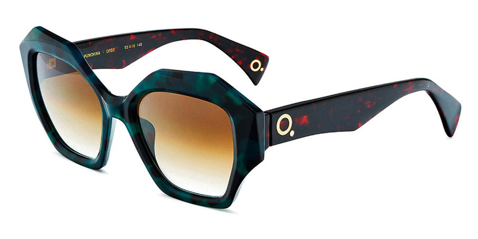 Etnia Barcelona® PUNCHINA 5 PUNCHI 53S GRBX - GRBX Green/Maroon Sunglasses