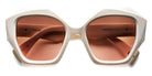 Etnia Barcelona® PUNCHINA 5 PUNCHI 53S WH - WH White Sunglasses