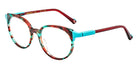 Etnia Barcelona® ROMANOVA 5 ROMANO 50O TQBX - TQBX Turquoise/Maroon Eyeglasses