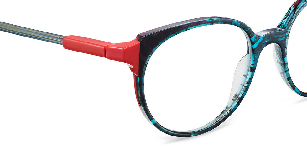 Etnia Barcelona® ROMANOVA 5 ROMANO 50O TQCO - TQCO Blue/Pink Eyeglasses