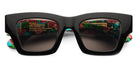 Etnia Barcelona® ROSES 2 5 ROSES2 49S BK - BK Black Sunglasses