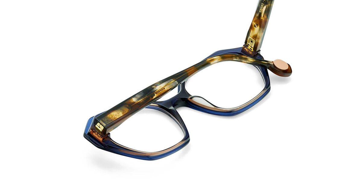 Etnia Barcelona® SAHAS 5 SAHAS 50O OGBL - OGBL Orange/Blue Eyeglasses