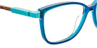 Etnia Barcelona® SAJONIA 5 SAJONI 54O TQGY - TQGY Turquoise/Gray Eyeglasses