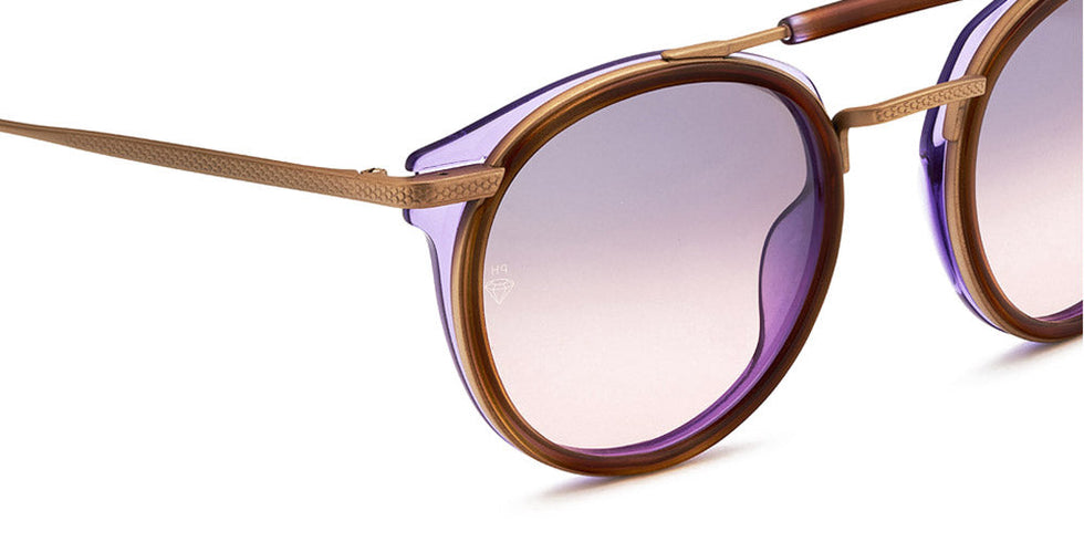 Etnia Barcelona® SEA POINT SUN 5 SEAPOI 49S PUHV - PUHV Purple/Havana Sunglasses