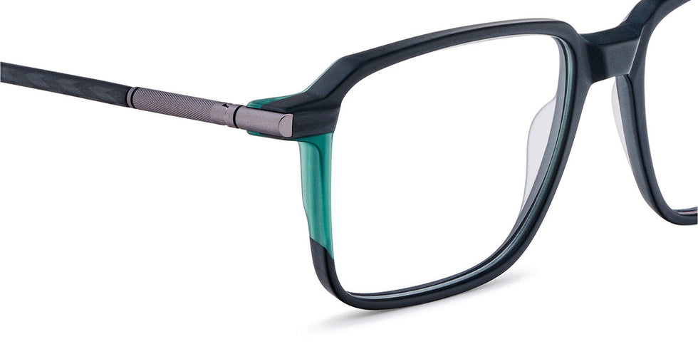 Etnia Barcelona® SELIGMAN 5 SELIGM 53O BKGR - BKGR Black/Green Eyeglasses