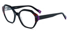 Etnia Barcelona® THEIA 5 THEIA 50O BKPU - BKPU Black/Purple Eyeglasses