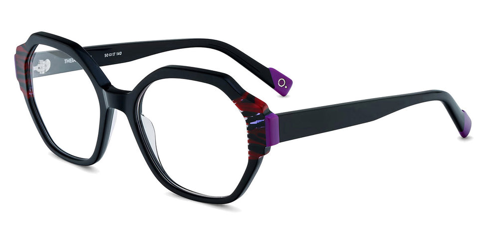 Etnia Barcelona® THEIA 5 THEIA 50O BKPU - BKPU Black/Purple Eyeglasses
