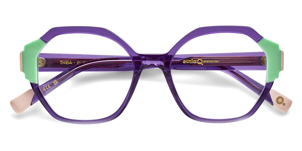 Etnia Barcelona® THEIA 5 THEIA 50O PUGR - PUGR Purple/Green Eyeglasses