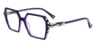 Etnia Barcelona® TOLOSA 5 TOLOSA 51O PUZE - PUZE Purple/Zebra Eyeglasses