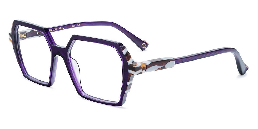 Etnia Barcelona® TOLOSA 5 TOLOSA 51O PUZE - PUZE Purple/Zebra Eyeglasses