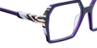 Etnia Barcelona® TOLOSA 5 TOLOSA 51O PUZE - PUZE Purple/Zebra Eyeglasses