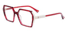 Etnia Barcelona® TOLOSA 5 TOLOSA 51O RDWH - RDWH Red/White Eyeglasses