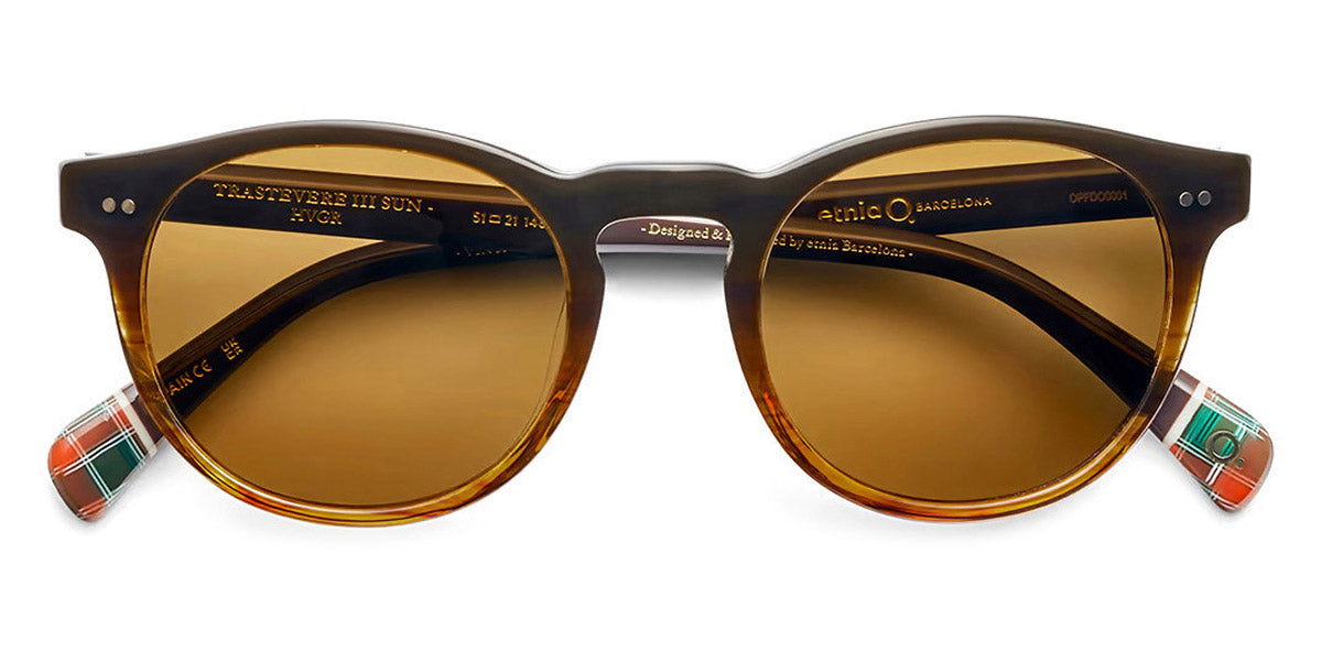 Etnia Barcelona® TRASTEVERE III SUN S 5 TRAST3 51S HVGR - HVGR Havana/Green Sunglasses