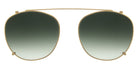 Andy Wolf® 5085 Sara Clip ANW 5085 Sara Clip 013 48 - Gold/Green Sunglasses