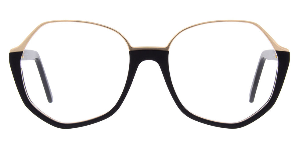 Andy Wolf® 5141 ANW 5141 01 56 - Black/Gold Eyeglasses