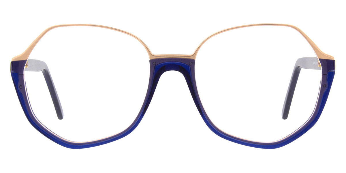 Andy Wolf® 5141 ANW 5141 03 56 - Blue/Rosegold Eyeglasses